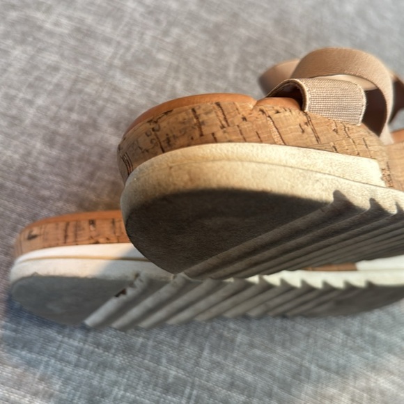 Steve Madden Bandi Wedges Beige- Womens- - Picture 8 of 10